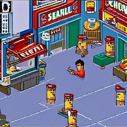 Image similar to Screenshots from Seinfeld: The Game released for the Sega Genesis in 1994