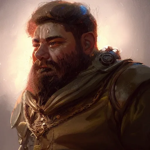 Image similar to a portrait of army dwarf, intricate, headshot, highly detailed, digital painting, artstation, concept art, sharp focus, cinematic lighting, illustration, art by greg rutkowski, cgsociety