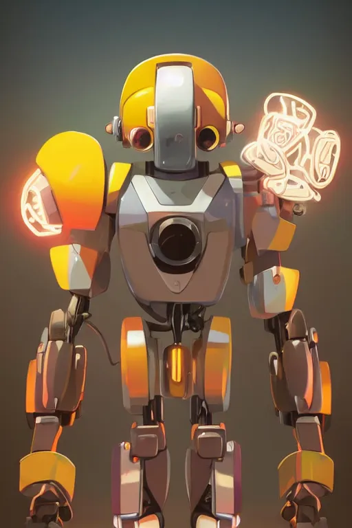 Image similar to metabots medabots medarotto medarot robot minimalist comics helmet mask neon cybereye, behance hd by jesper ejsing, by rhads, makoto shinkai and lois van baarle, ilya kuvshinov, rossdraws global illumination ray tracing hdr radiating a glowing aura