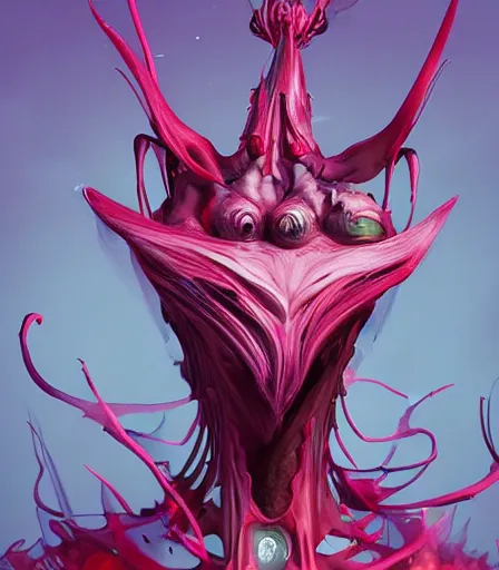 Image similar to Tim Burtons style Warframe by Alex Pardee and Nekro and Petros Afshar, and James McDermott,unstirred paint, vivid color, cgsociety 4K