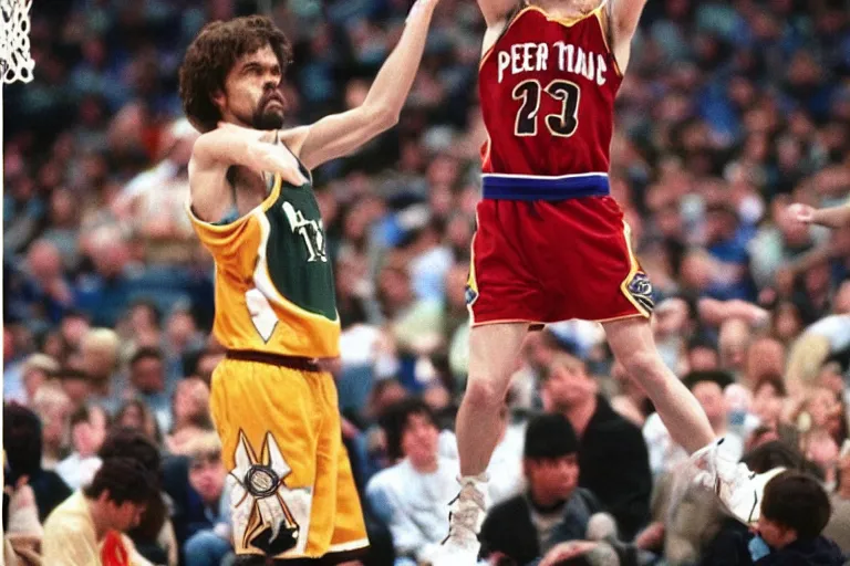 Image similar to peter dinklage nba slam dunk contest 1 9 9 7