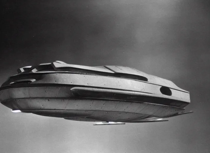 Image similar to spaceship from a 1930s science fiction film