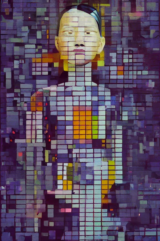 Image similar to a girl fdggdfb 3 5 4 df 3 5 4 3 dsgfdg 3 5 4 gh 3 5 sfg 4 hgfdgh 8 7 gs 6 hgs 7 fds 3 5 4 6 8 7 6 1 2 5 3 by artgem and beeple and piet mondrian, trending on artstation