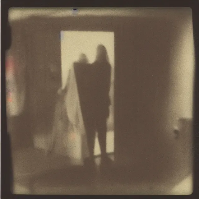 Image similar to polaroid image of a ghost dimension