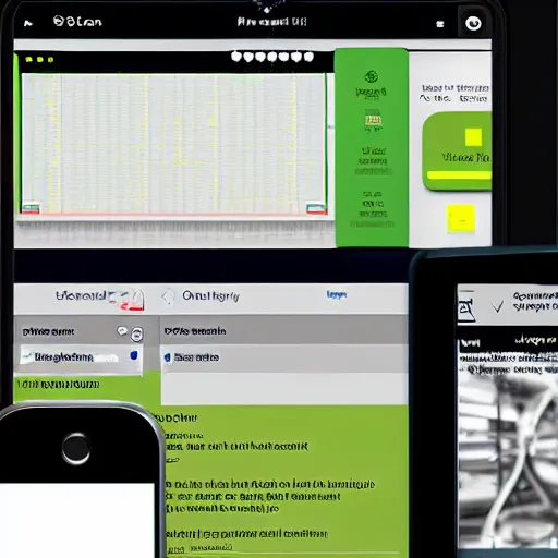 Prompt: app design for a beer monitoring system, digital art