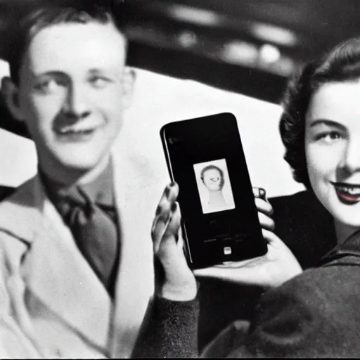 Image similar to an iphone released in 1 9 4 8