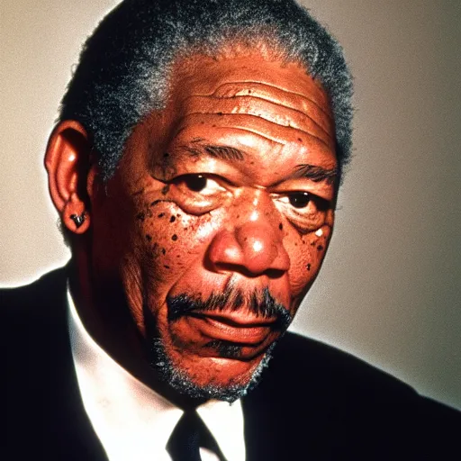 Image similar to Morgan Freeman from the GodFather (1980), 8k photography