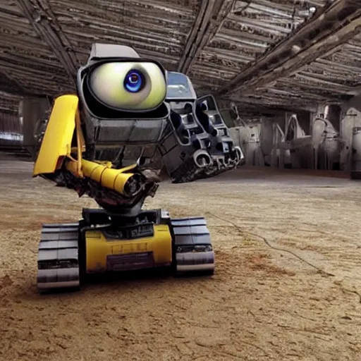 Prompt: wall-e axiom ship in real life