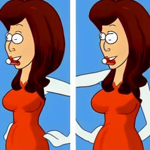 Image similar to Lois Griffin as a real person