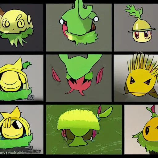 Prompt: mixture between bellsprout and primeape pokemon, hybrid pokemon, vines and apelike