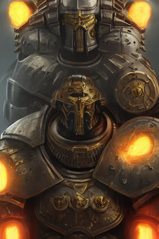 Image similar to armor portrait heros warhammer 4 0 k horus heresy fanart - the primarchs emperor by johannes helgeson animated with vfx concept artist & illustrator global illumination ray tracing hdr fanart arstation zbrush central hardmesh 8 k octane renderer comics stylized