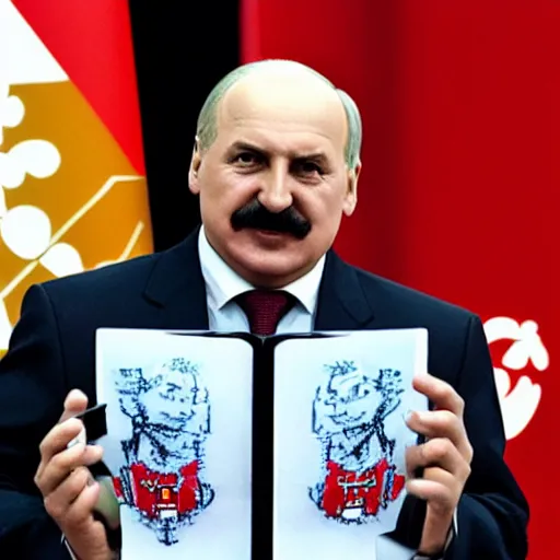 Image similar to Alexander Lukashenko in Undertale