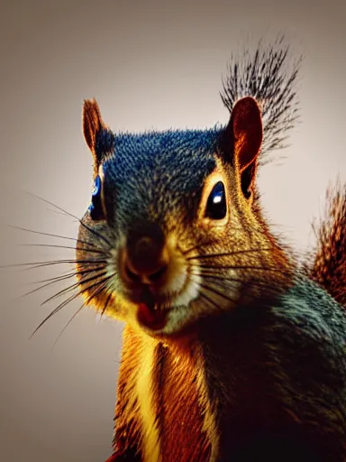 Image similar to a squirrel as king arthur, extremely plump, wearing crown of acorns and dandelions, crown, crown, servant squirrels, king arthur's court, game of thrones, sitting on throne, extreme wide shot, low angle, palace, fantasy art, cinematic lighting, realistic, sony 2 4 mm f 8. 0