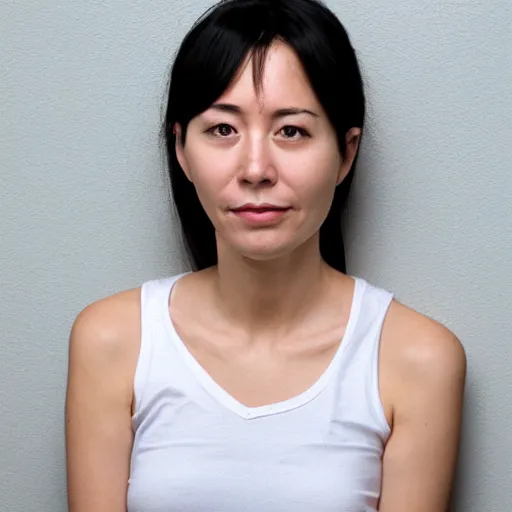 Image similar to face of a 30 years old half Korean half British woman