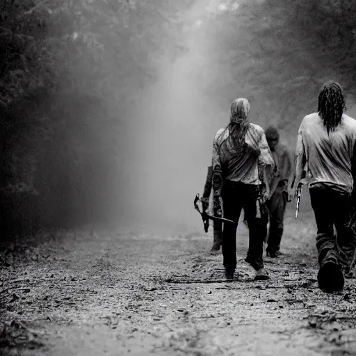 Image similar to the walking dead, 85mm pentax k1000, f 1/3, award winning photography