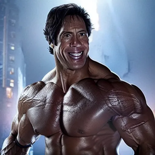 Prompt: The Rock plays the Incredible Hulk in new ultra hd movie, IMAX