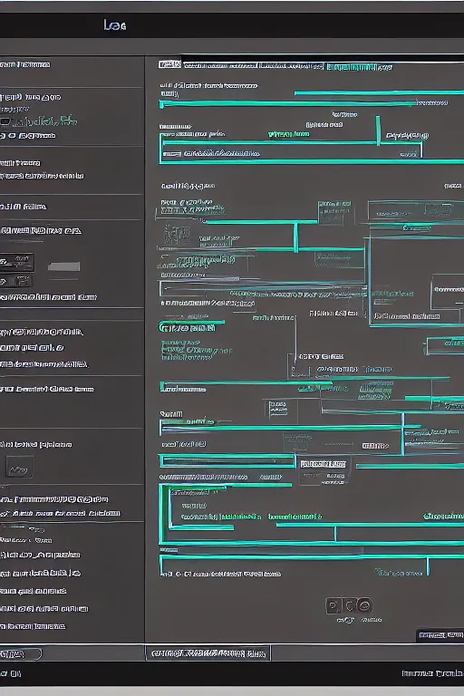 Image similar to Futuristic and esoteric GUI for a database of lost souls