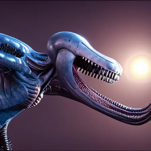 Image similar to pixar xenomorph, beautiful light, 4 k, octane render, award winning