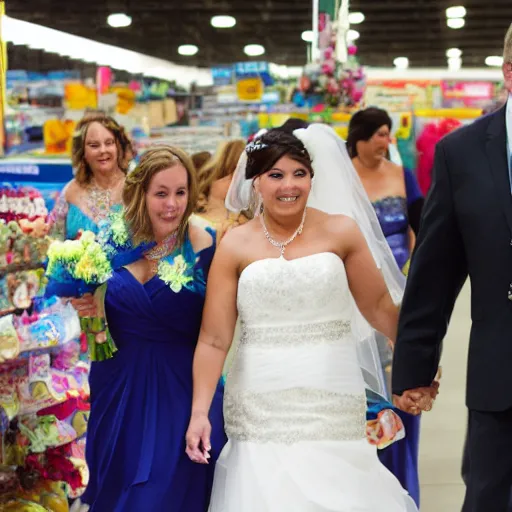 Prompt: weddings of walmart