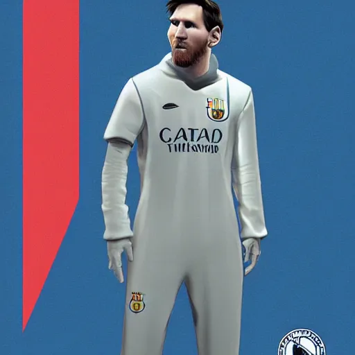 Image similar to messi wearing h. e. v suit from half - life