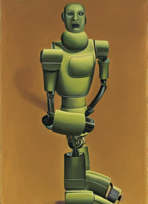 Prompt: painting of a robot by John Currin