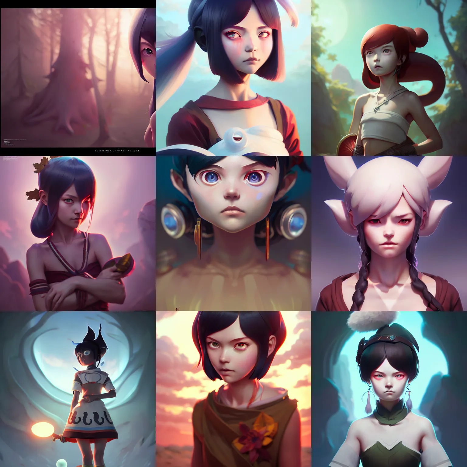 Prompt: dofus ouginak girl, by tom bagshaw and ilya kuvshinov, rtx rendering, octane render 1 2 8 k, maya, extreme high intricate details by wlop, digital anime art by ross tran, medium shot, composition by sana takeda, dramatic lighting by greg rutkowski