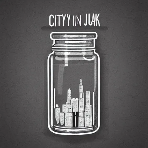 Image similar to city in a jar