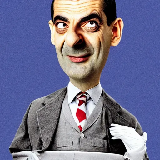 extremely zoomed-in photo of Mr. Bean's shocked face | Stable Diffusion |  OpenArt