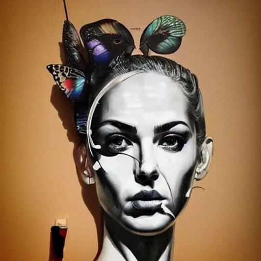 Image similar to A beautiful sculpture. If you can dream—and not make dreams your master; If you can think—and not make thoughts your aim; If you can meet with Triumph and Disaster And treat those two impostors just the same; by Sandra Chevrier intuitive