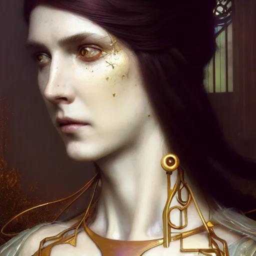 Prompt: priestess of the outer gods, studio light, photoreal, by jaime jones, tom bagshaw, lawrence alma - tadema, greg rutkowski, deviantart contest winner, fantasy art, daz 3 d, intricate, elegant, highly detailed, 8 k, digital painting, concept art, sharp focus, illustration, golden ratio, cosmic horror