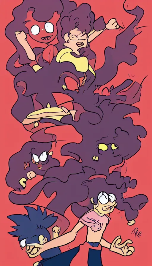 Image similar to rage, by rebecca sugar