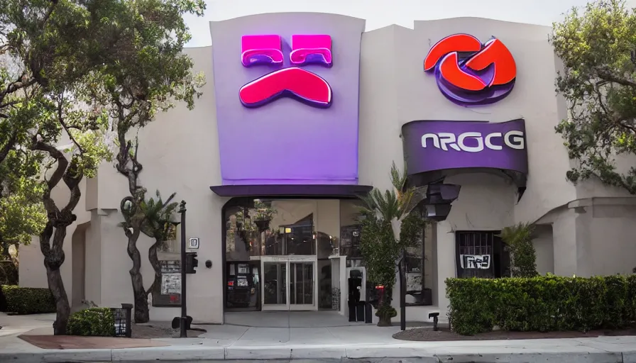 Prompt: NRG Gaming Castle exterior, Los Angeles