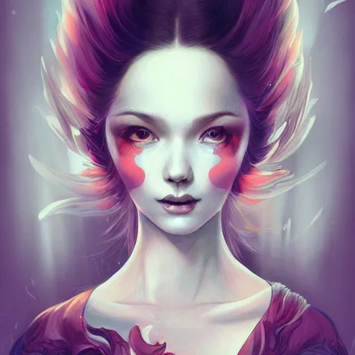 Image similar to a portrait in the style of anna dittmann and ross tran and charles dulac.