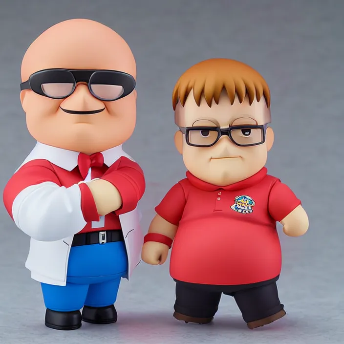 Prompt: peter griffin, an anime nendoroid of peter griffin, figurine, detailed product photo