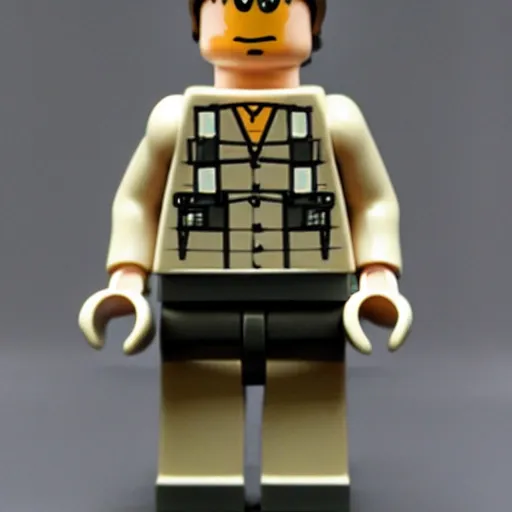 Prompt: tom cruise as a lego figurine