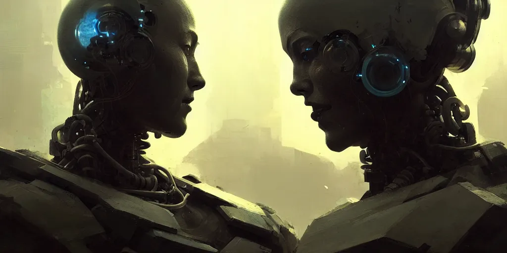 Image similar to meditating robotic body style monk with cybernetic enhancements, scifi character portrait by greg rutkowski, craig mullins, cinematic lighting, dystopian scifi outfit, profile picture, mechanical, cyborg, half robot ultra realistic 8 k resolution.