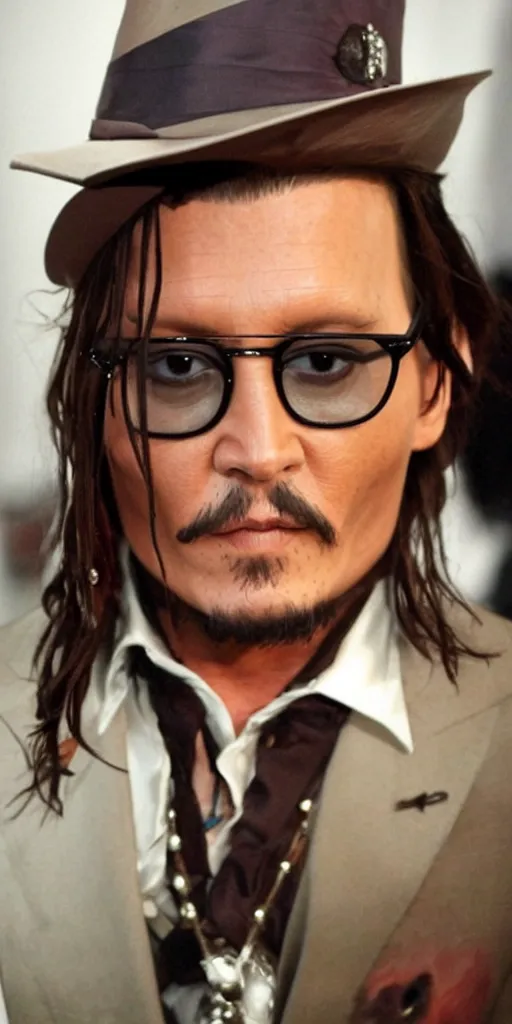 Prompt: mini Johnny Depp