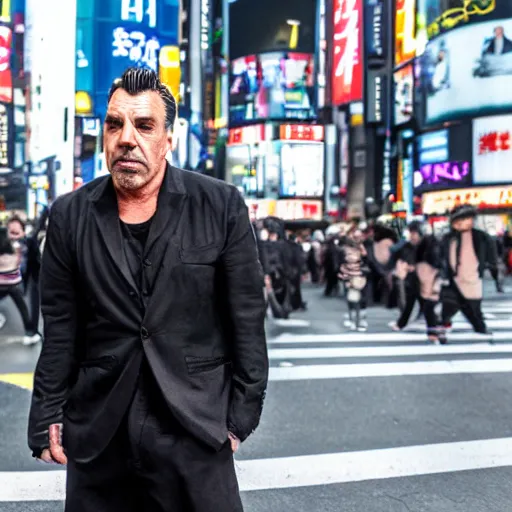 Image similar to Till Lindemann on Shibuya Scramble Crossing