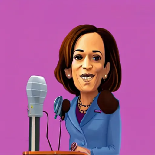 Image similar to Kamala Harris as a Pixar mom