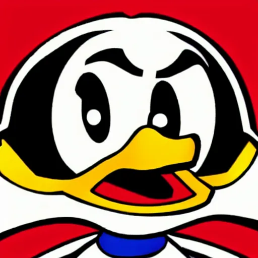 Image similar to donald trump in a duck tales artstyle