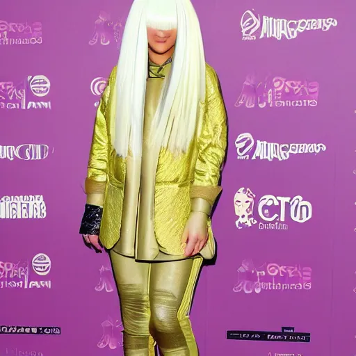 Image similar to Sia Furler full body