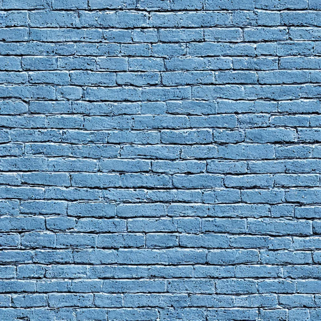 Prompt: blue painted brick texture