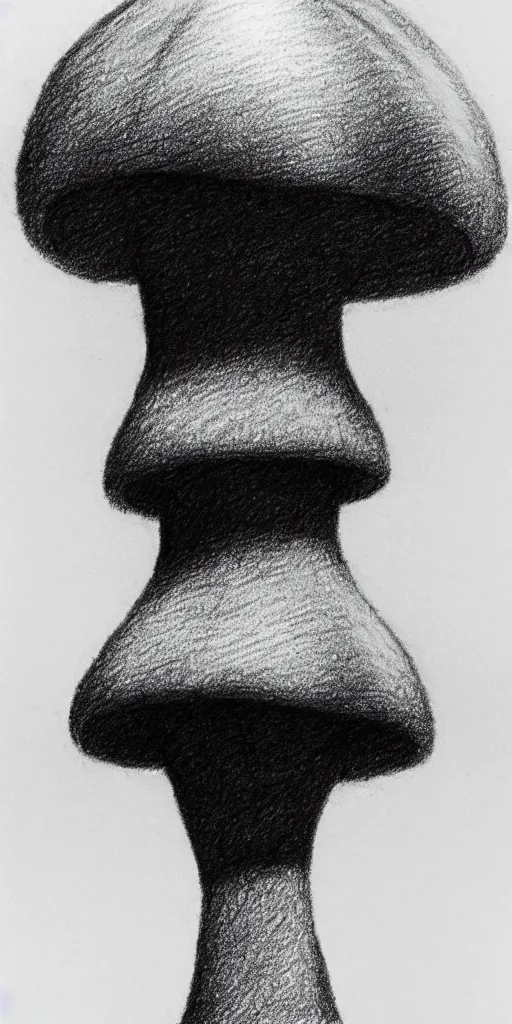 Image similar to vladimir putin wearing a nuclear mushroom cloud for a hat, cartoonish, ultra detailed pencil drawing, medium perspective