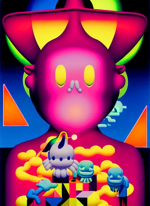 Prompt: witch by shusei nagaoka, kaws, david rudnick, airbrush on canvas, pastell colours, cell shaded, 8 k,