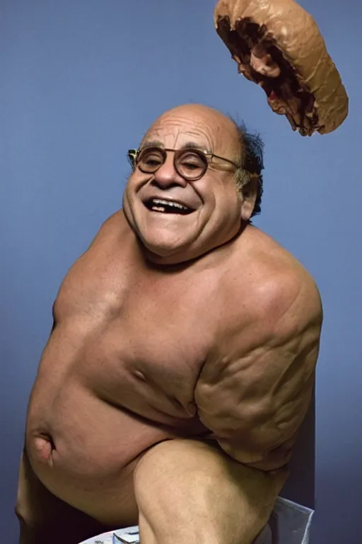 Prompt: danny devito as a titan