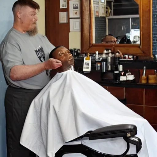 Image similar to floyd the barber longs for the good old days