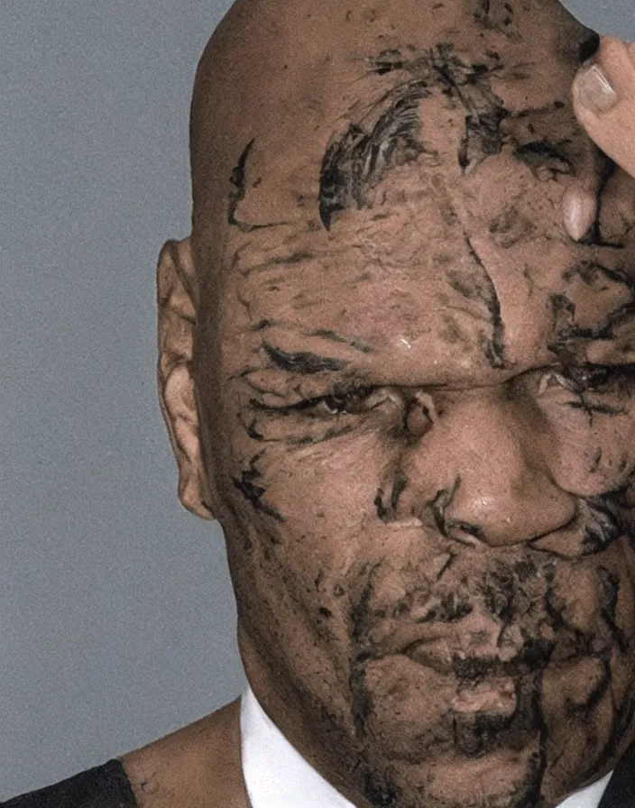 Image similar to photo portrait of Mike Tyson