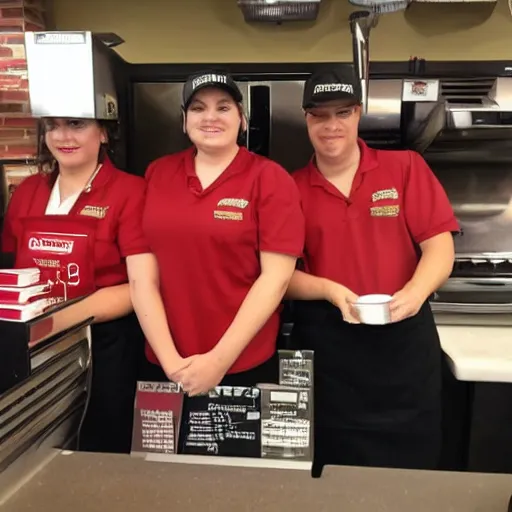 Image similar to wafflehouse employee's