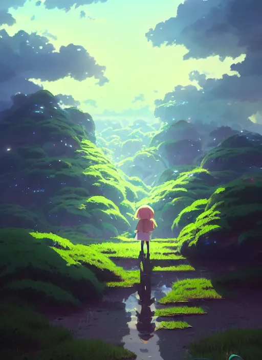 Image similar to portrait of jhon cena, cloudy sky background lush landscape illustration concept art anime key visual trending pixiv fanbox by wlop and greg rutkowski and makoto shinkai and studio ghibli