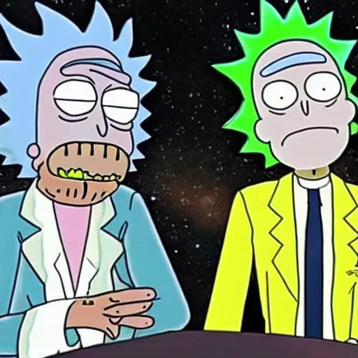 Prompt: Rick and Morty in real life